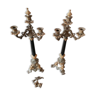 Pair of candelabra candlestick