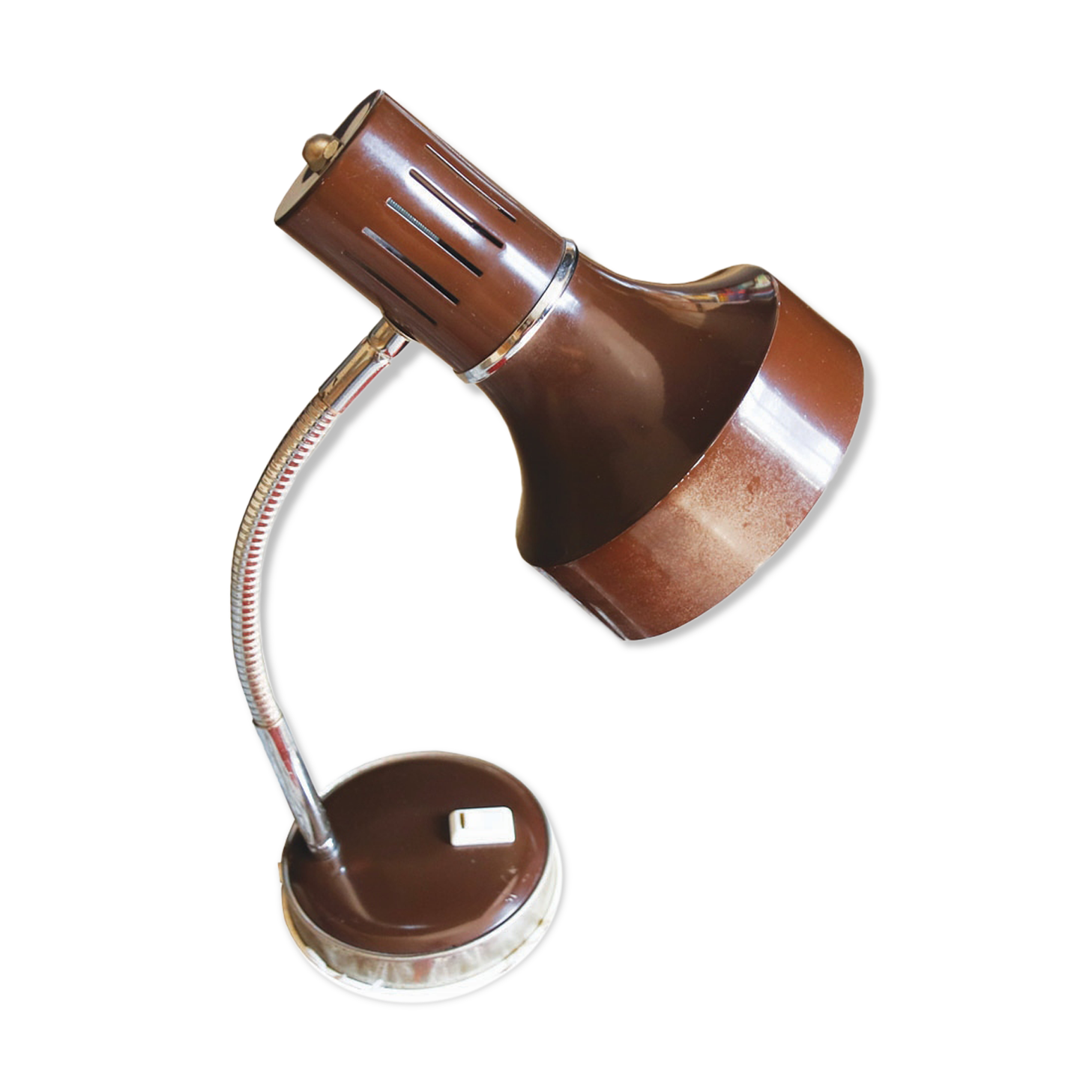 Vintage desk lamp with flexible arm, Belgium, 1970s