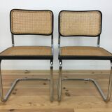 4 chairs Cesca B32 by Marcel Breuer