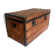 Vintage wooden trunk
