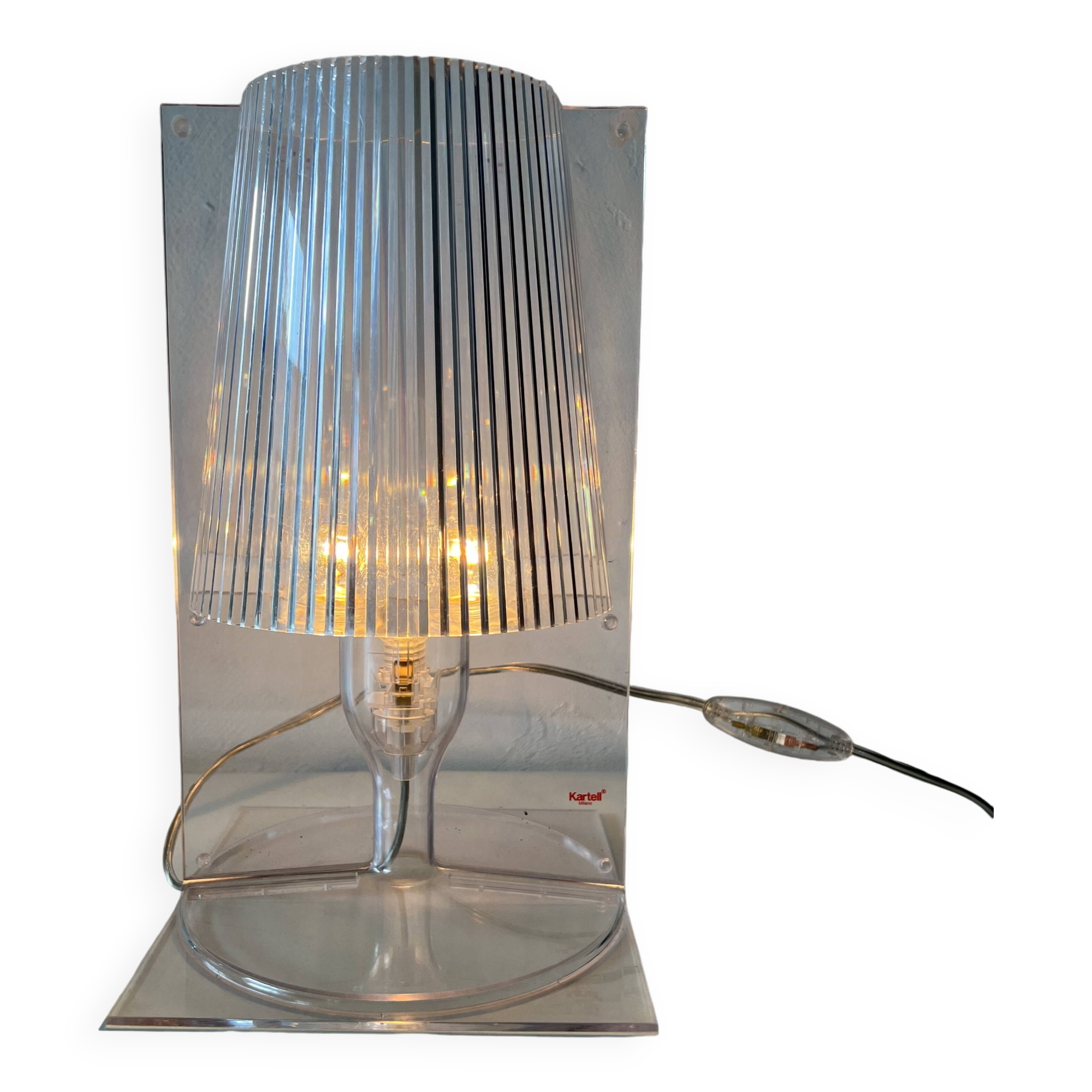 Lampe de table Kartell Take Ferruccio Laviani Starck Memphis Bourgie