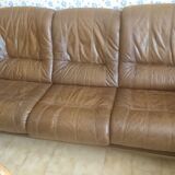 Leather lounge set