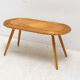 Mid century rattan stool by Jan Kalous for ÚLUV, 1960´s, Czechoslovakia