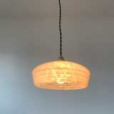 Pink Clichy glass pendant lamp