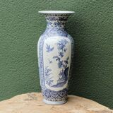 Gien baluster vase, Japanese decor
