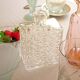 Carved glass decanter registered model made in France""