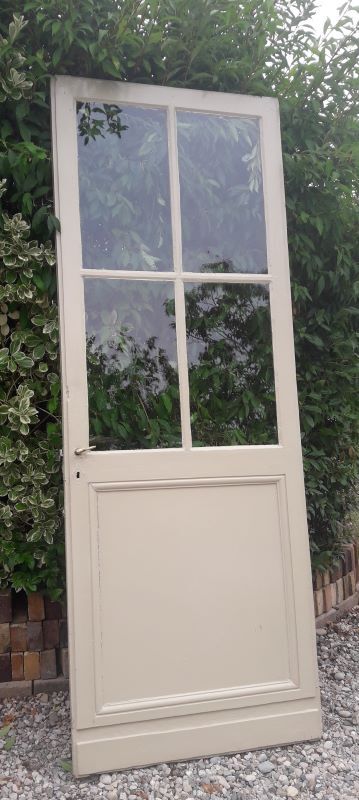 Old glazed communication door, 81x224cm