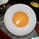 Vintage space age orange pendant pendant for siemens 1970