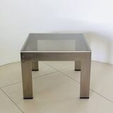 Tau square coffee table by Gae Aulenti, edition Rinascente Italy 1970s