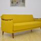 Daybed sofa with fold-out function, 1950s