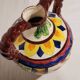 Céramique vase majolique italienne vintage Telly décoration italien