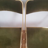 Velvet folding chair