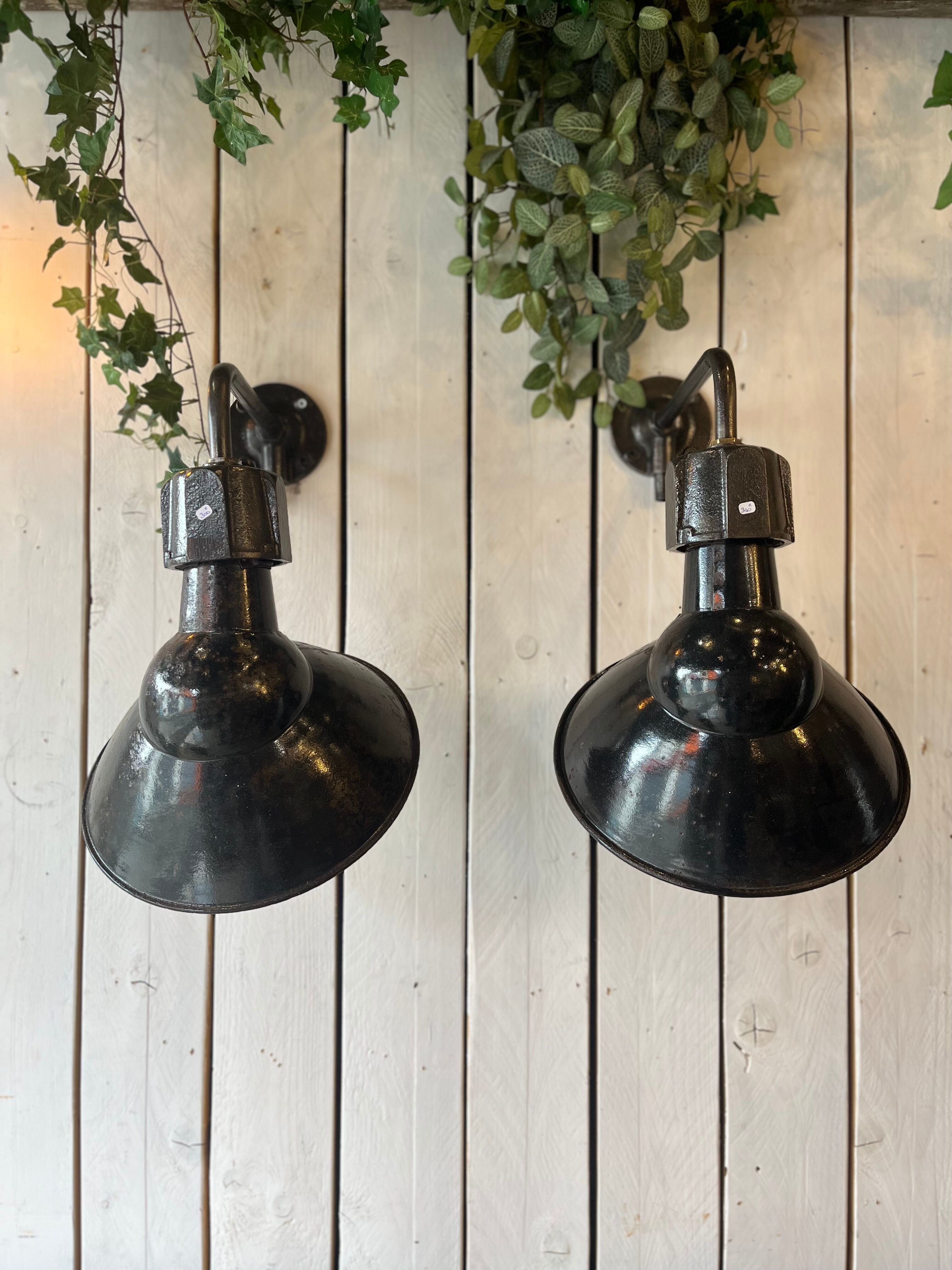 Old pair of gal lamps