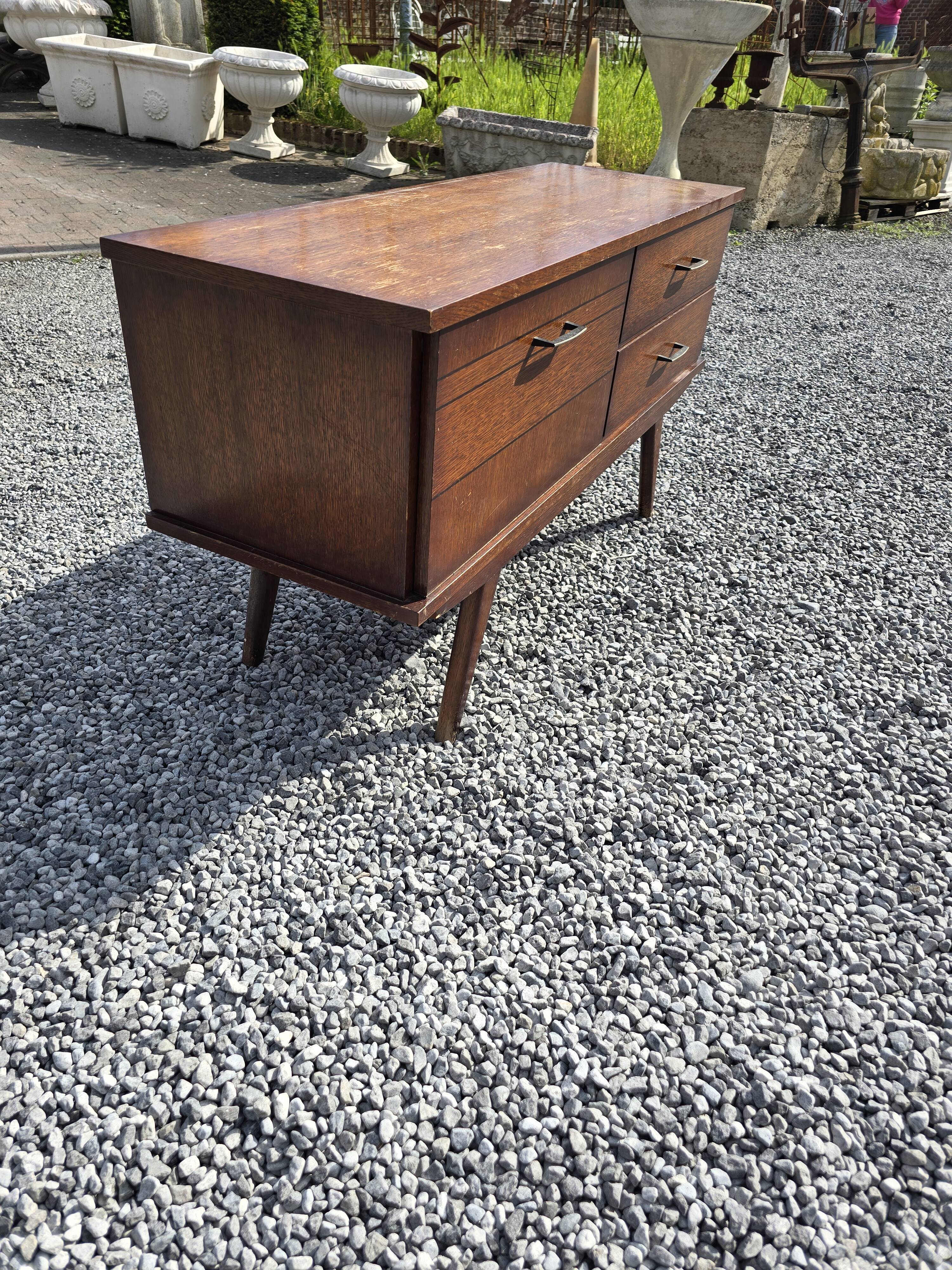 Vintage oak sideboard from the 60s, 115cms L