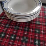 Deep dessert plate