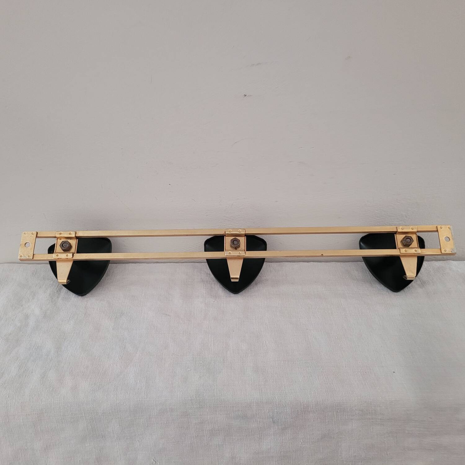 Vintage Style Atomic Design Coat Rack 3 Hooks – Circa 1955