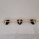 Vintage Style Atomic Design Coat Rack 3 Hooks – Circa 1955