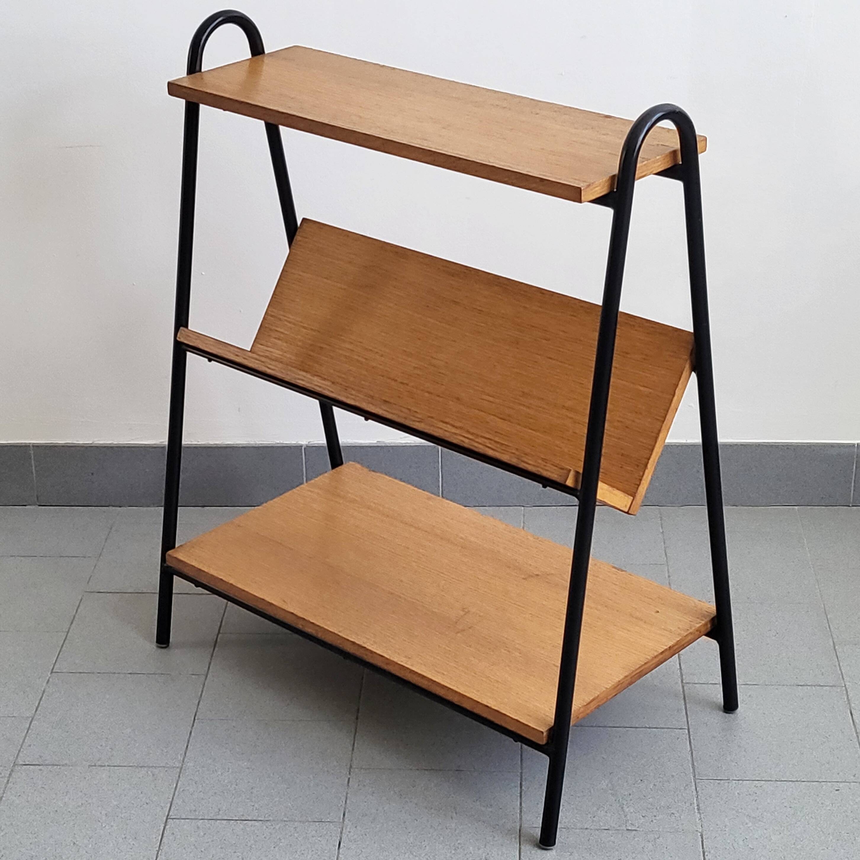 Vintage library shelf 1950