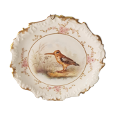 Assiette porcelaine décor chasse