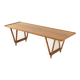 mid century modern Coffee table 'Deinum'  vintage design with magazine rack