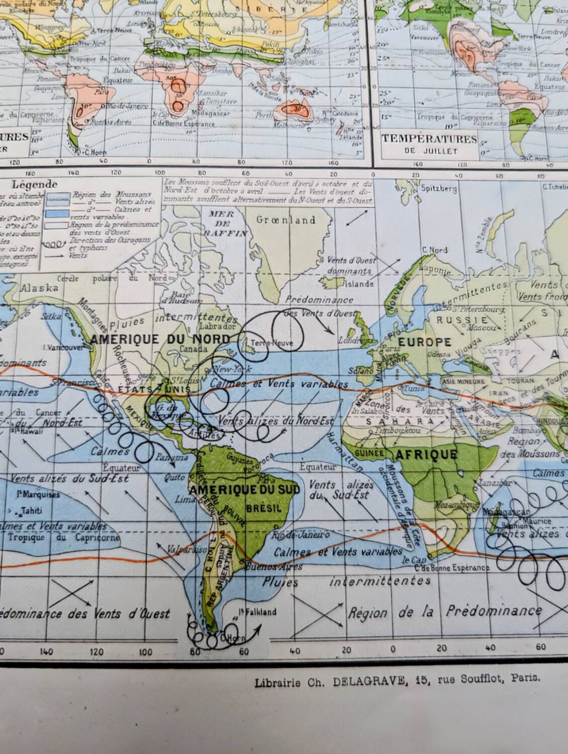 Printed in 1900, The Earth and its Climates.