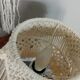 Vintage macramé lamp