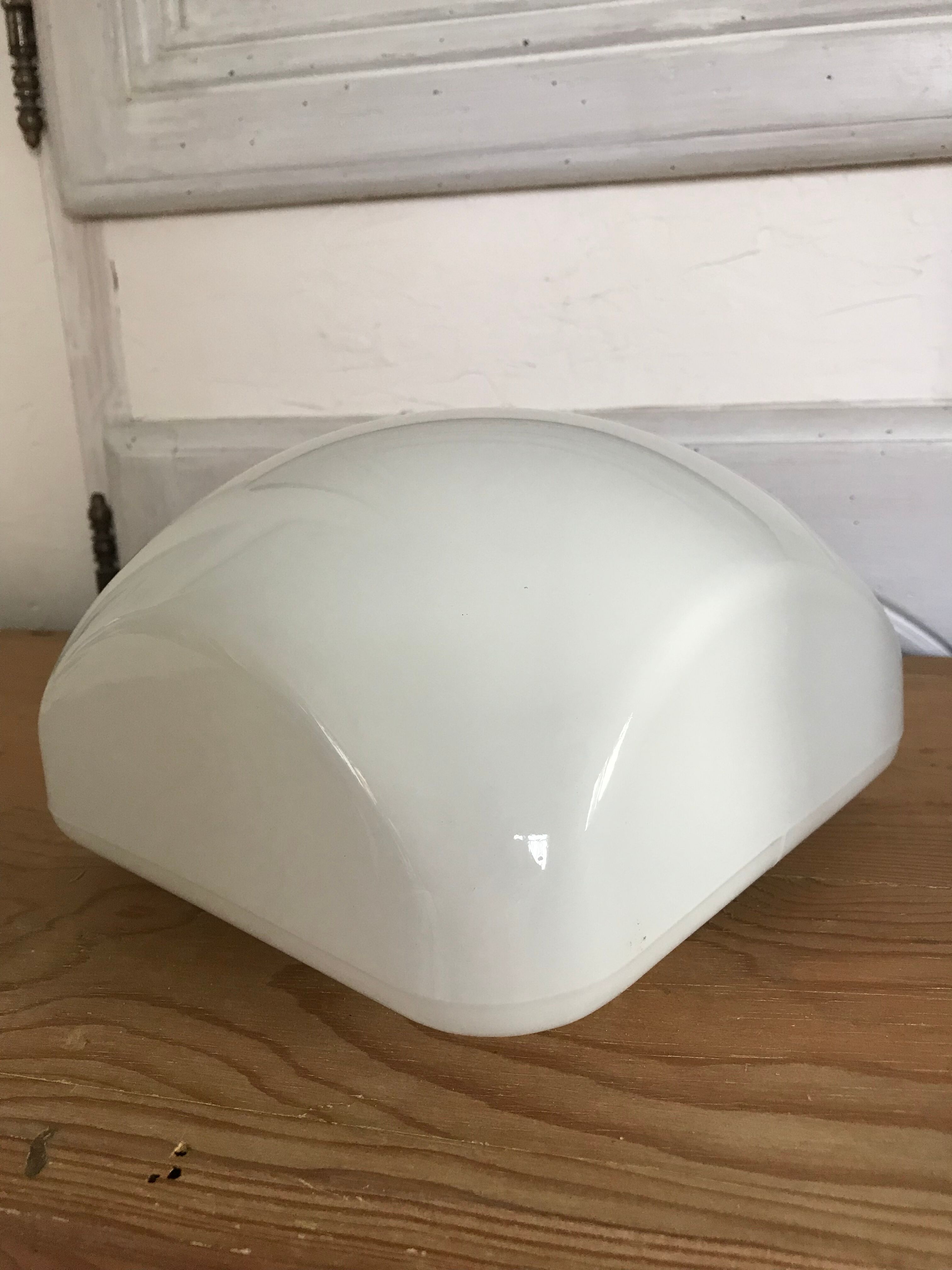 Ceiling lamp opaline 20X20