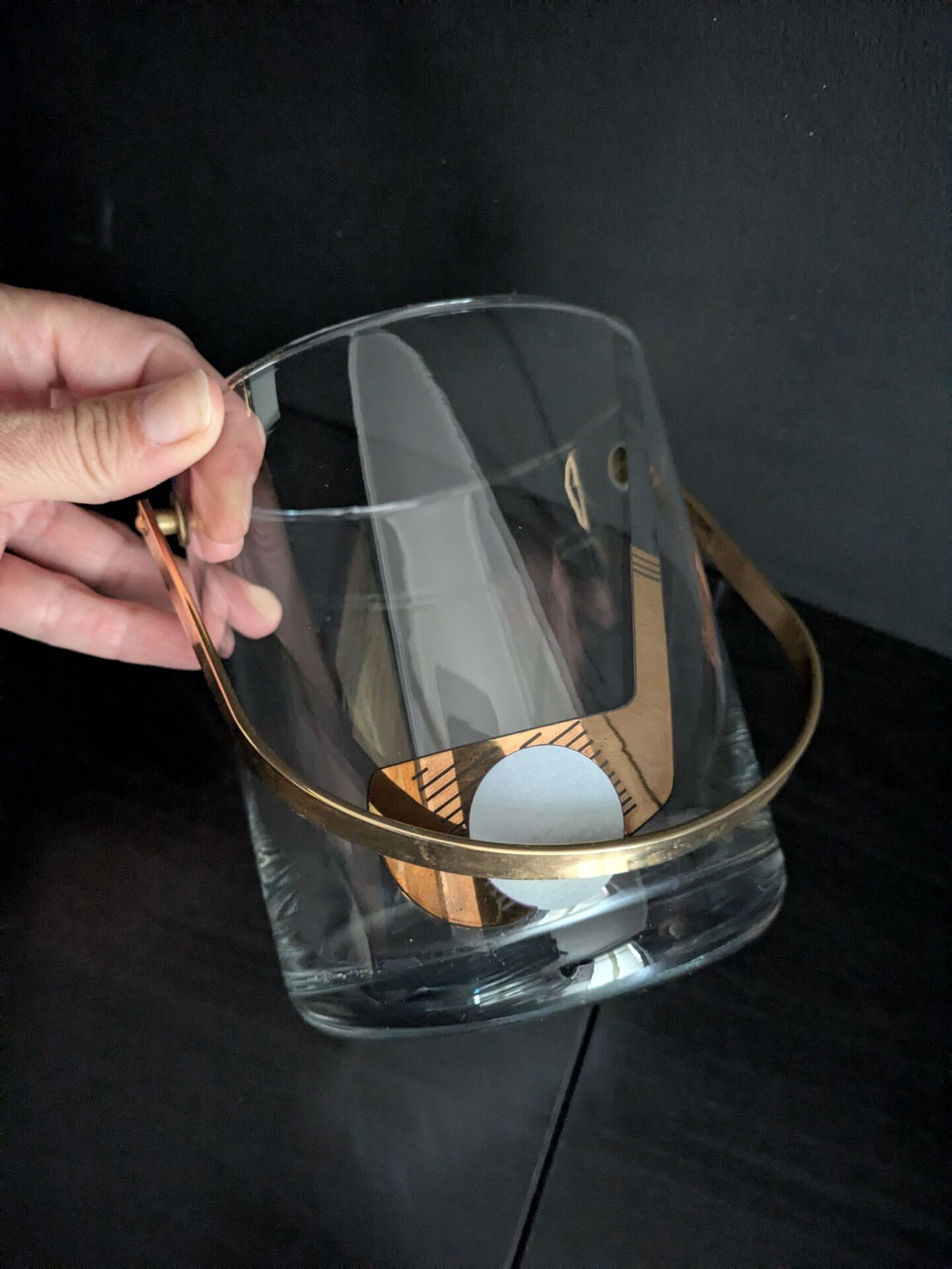 Hollywood Regency ice bucket