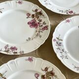 8 Haviland Limoges plates from the 19th century.