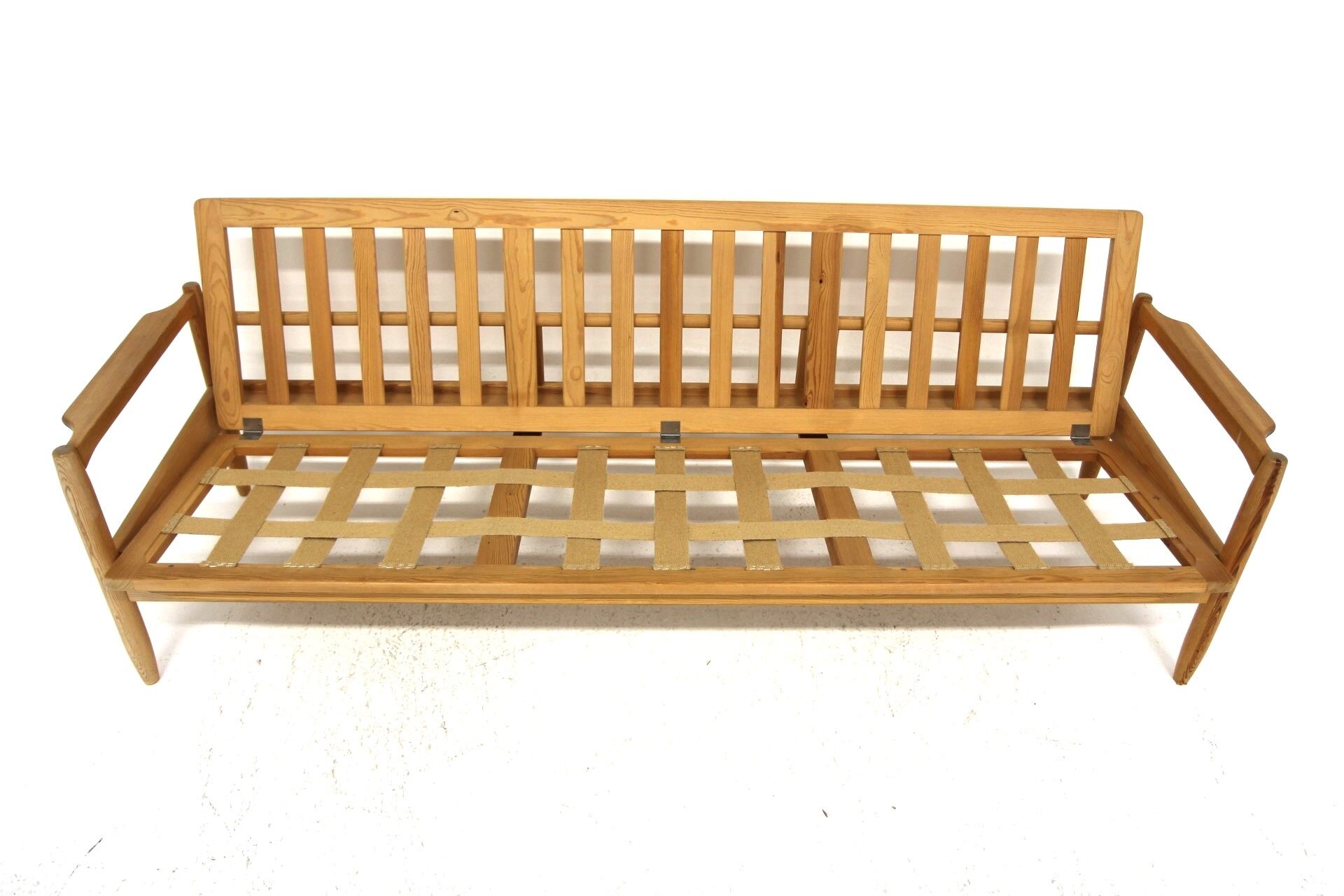 3-seater pine sofa, Sweden, 1970