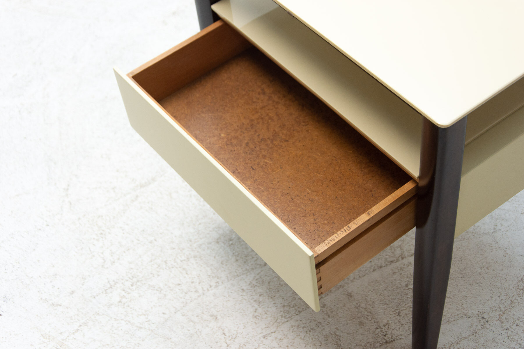 Modernist side or bedside table, Czechoslovakia, 1960s