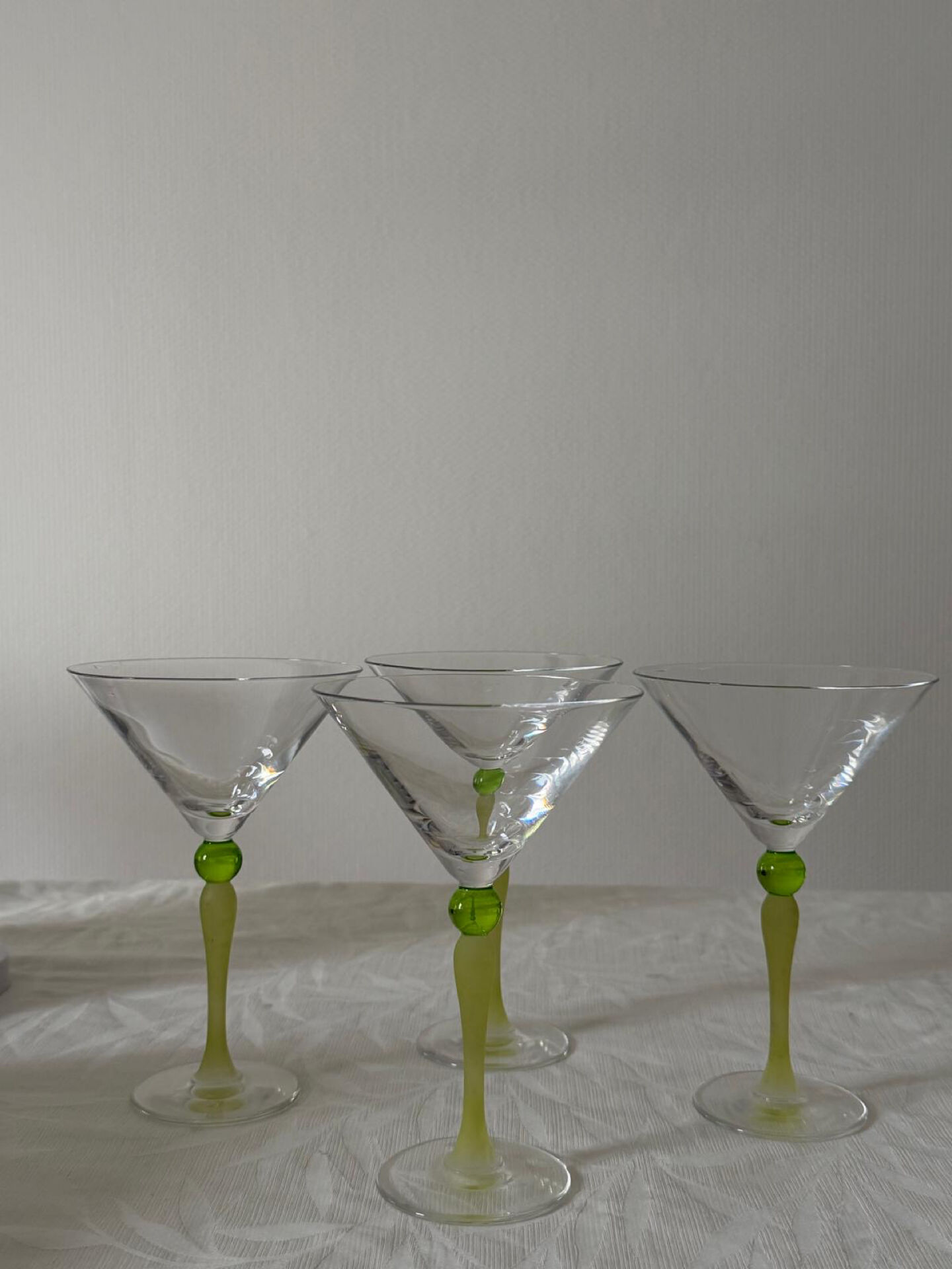 Lot verres à cocktails vintage