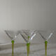 Lot verres à cocktails vintage