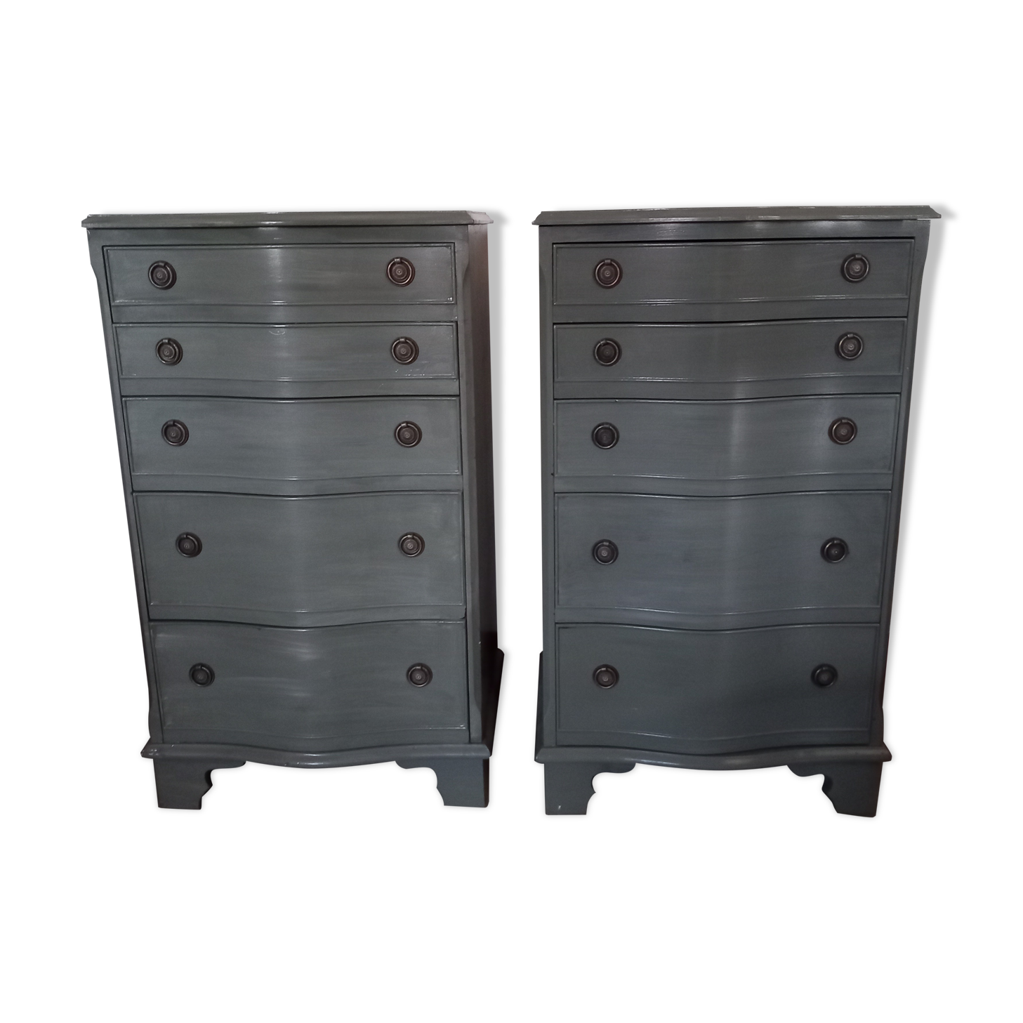 Pair of chests transition style LXV-XVI
