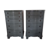 Pair of chests transition style LXV-XVI