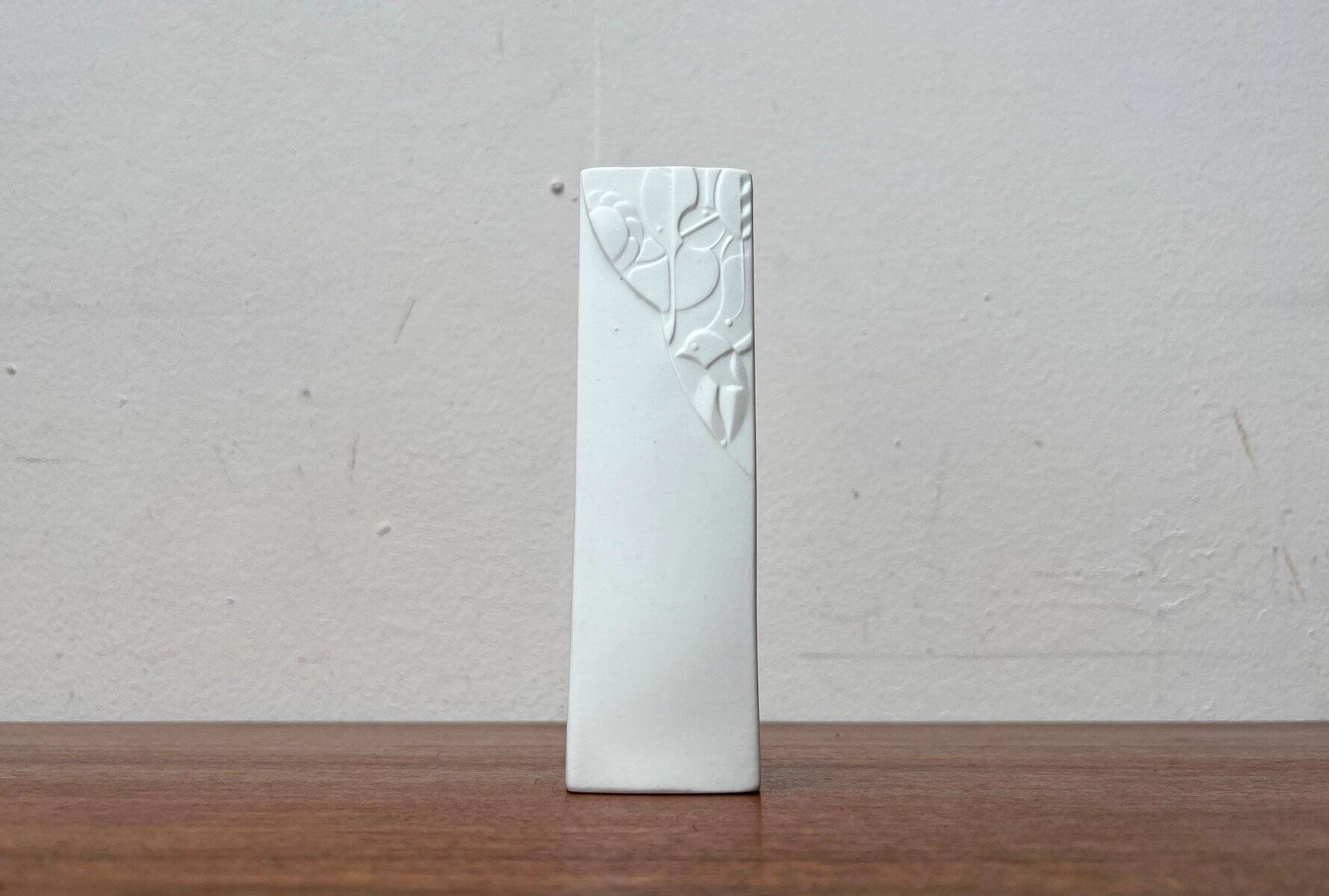 Vintage German vase in white porcelain by KPM Royal Porcelain, 1970s.