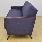 Daybed 3 seat sofa with fold-out function, 1960s