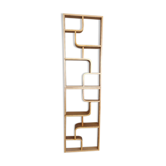 Bent plywood wall, bookcase, flowerbed, Volak by Holesov, 1960s Czechoslova