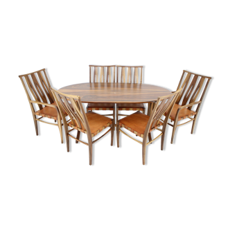 One of a kind custom made dining set, set of 7