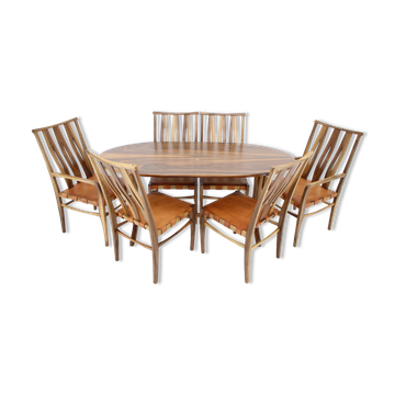 One of a kind custom made dining set, set of 7