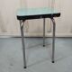 Green Formica stool