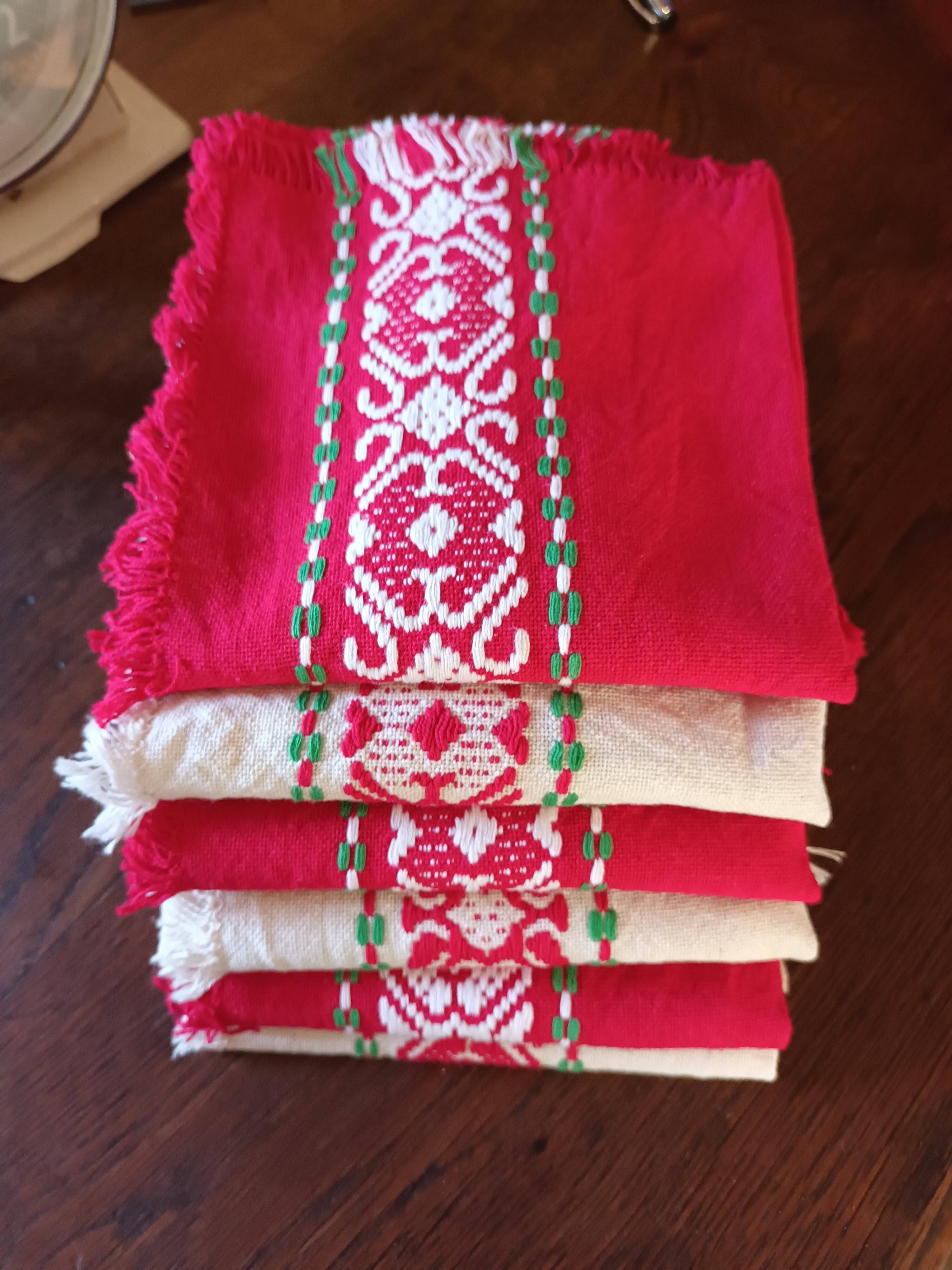 6 Basque napkins