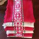 6 serviettes de table basque