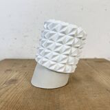 Vintage White Porcelain Wall Light, 1970s