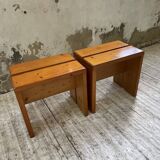 Les Arcs stools and table  1960