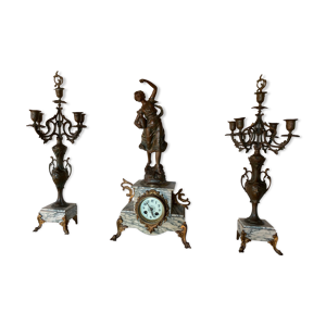 Garniture de cheminée Art nouveau