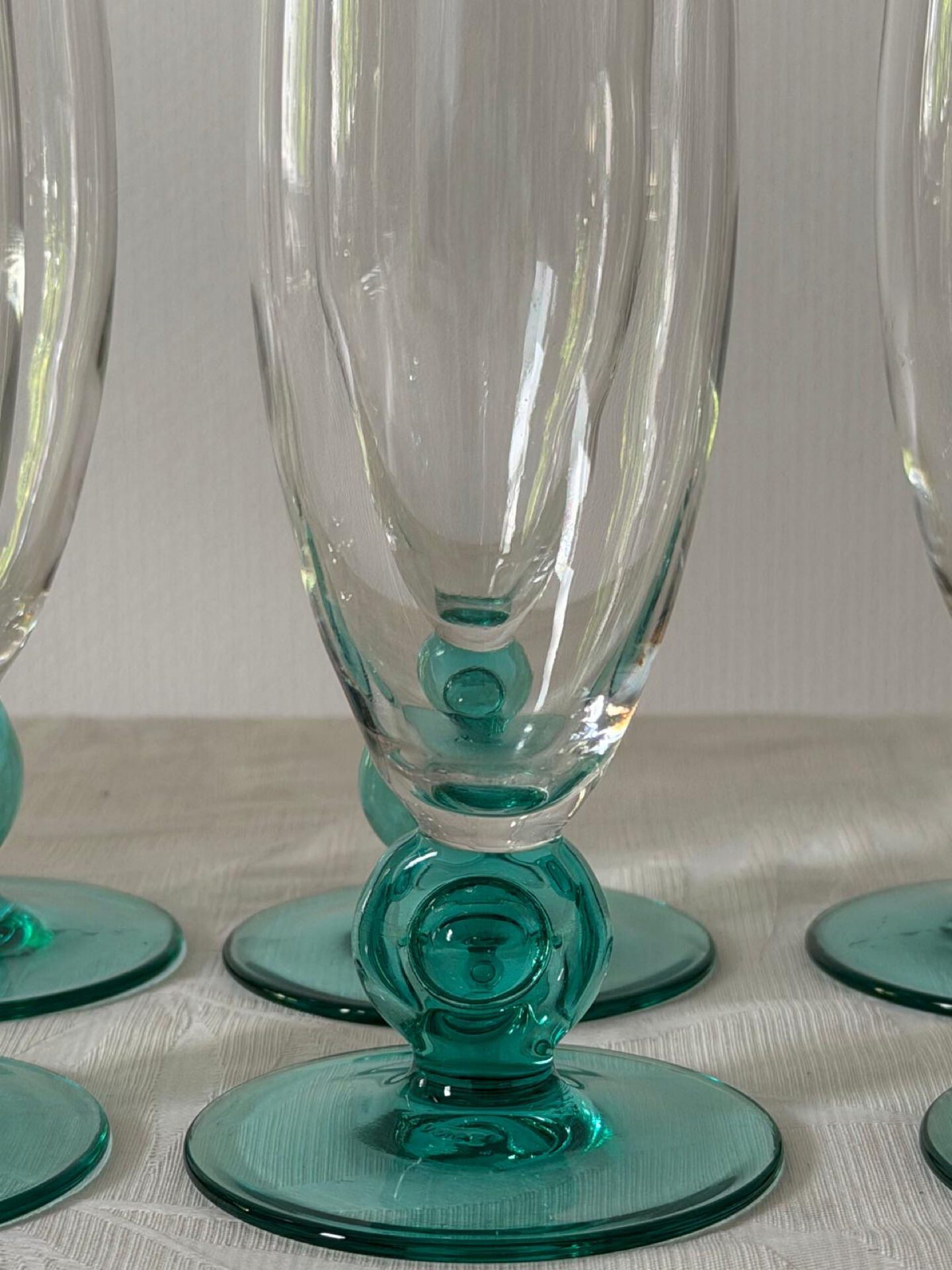 Lot of 6 vintage glasses