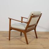 Pj112 armchairs by ole wanscher for poul jeppesens, denmark, 1960s, set of 2