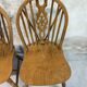 3 vintage Windsor wheelback chairs