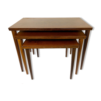 Mid Century Albert Hansen side tables / nesting tables, Mid Century Scandinavian design
